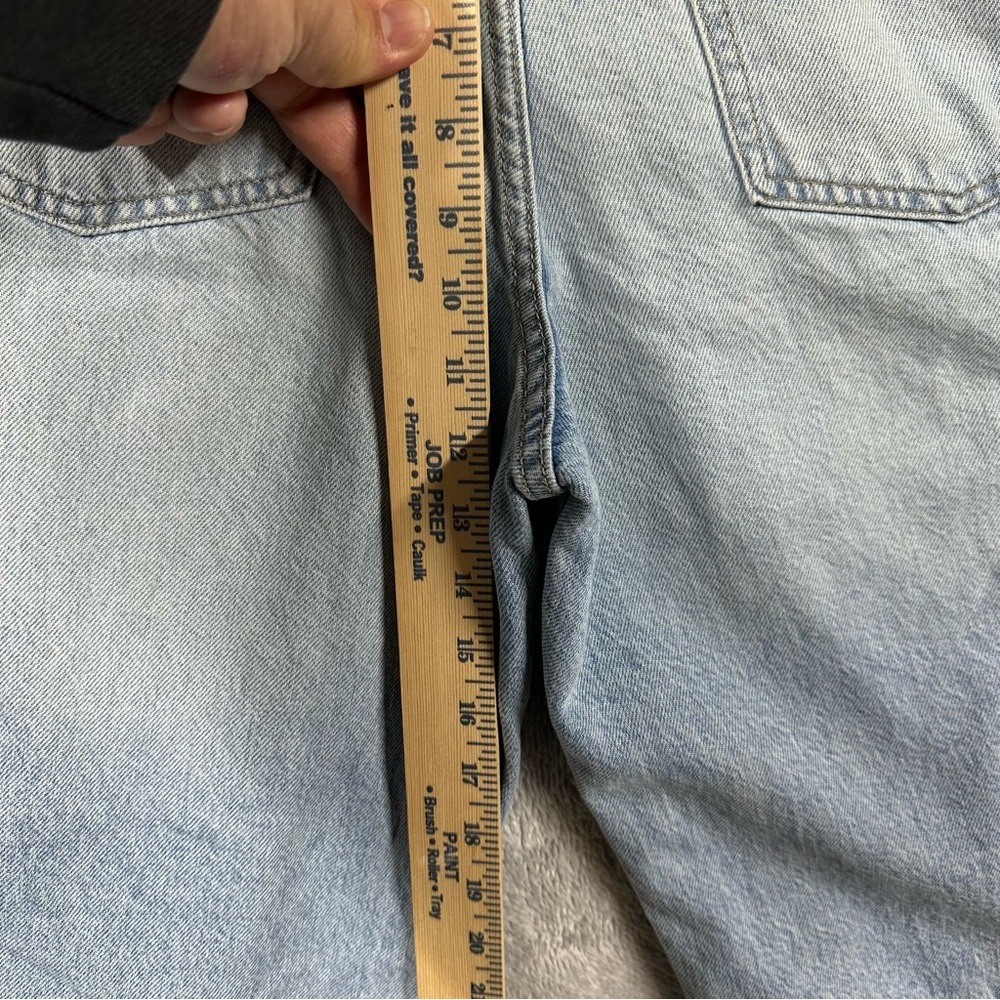 Cotton On Barrel Leg Y2K Light Wash Carpenter Jeans Size 26 - Picture 6 of 8